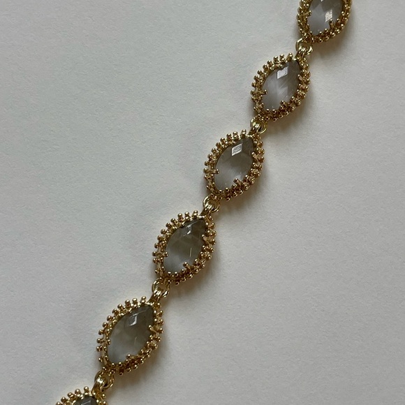 Kendra Scott Jana bracelet in Gold and Slate Cat’s Eye - Picture 2 of 3